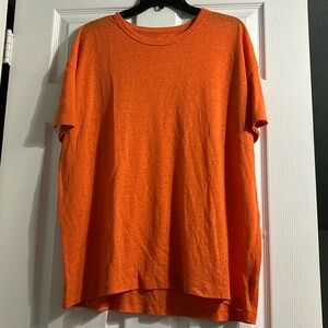 Aerie oversized tee orange